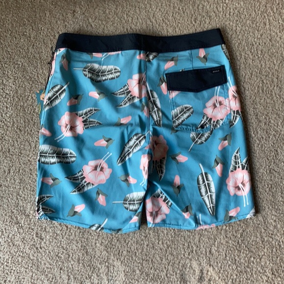 RVCA ANP Luke Pelletier Papaya Boardshorts 32 - Picture 3 of 3